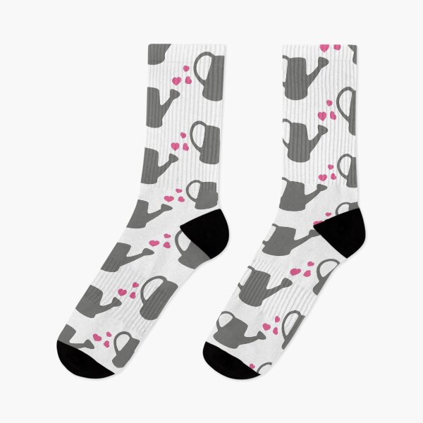 Item preview, I love my Garden - Watering Can with Pink Hearts designed and sold by XOOXOO.