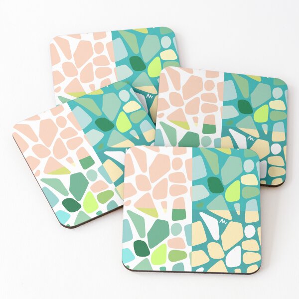 Item preview, Sea stones in summer colors designed and sold by Miduart.