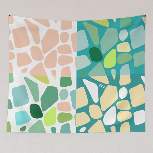 Item preview, Sea stones in summer colors designed and sold by Miduart.