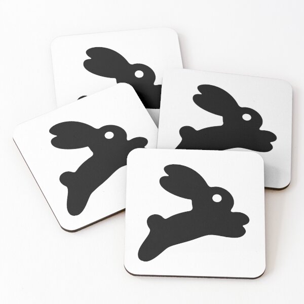 Item preview, Jumping Black Bunny designed and sold by XOOXOO.