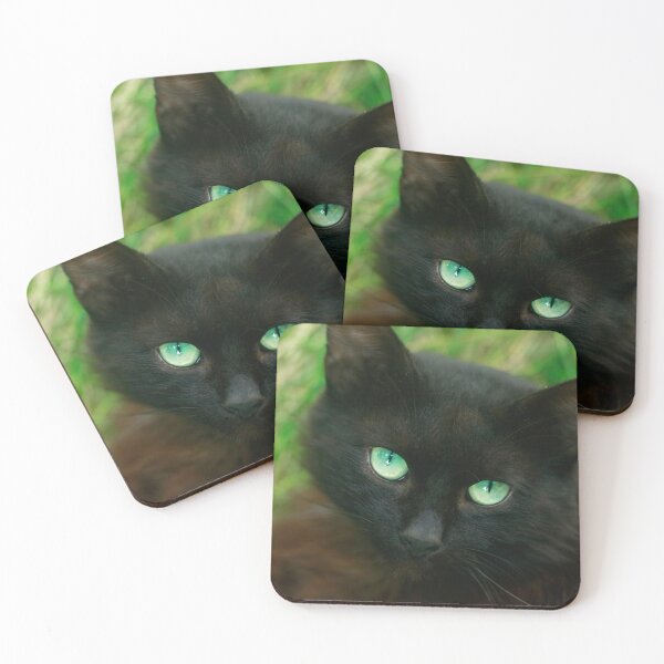 Item preview, portrait of green eyed cat designed and sold by olena2552.