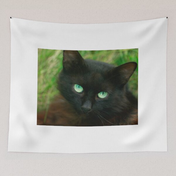 Item preview, portrait of green eyed cat designed and sold by olena2552.