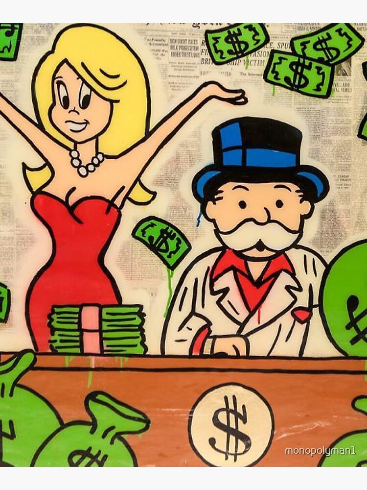 $ Monopoly Man $ Poster for Sale by monopolyman1