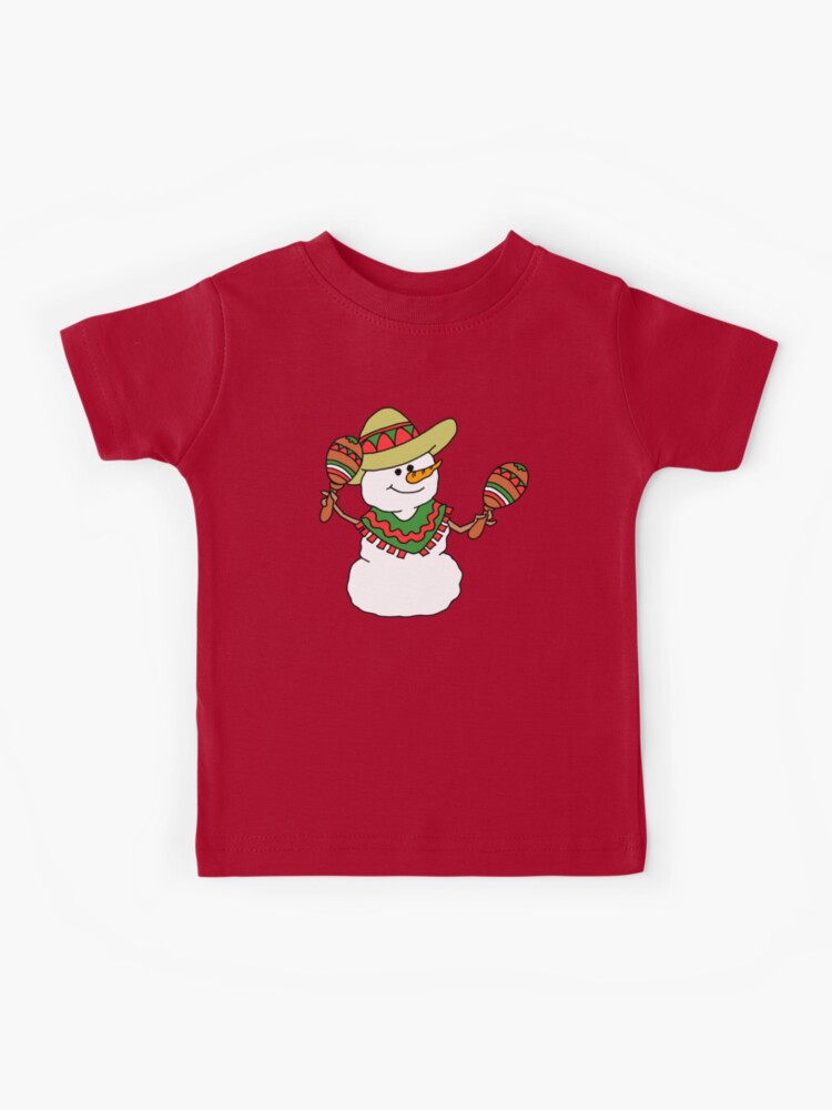 kids snowman shirt