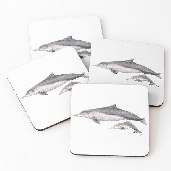Item preview, Australian humpback dolphin (Sousa sahulensis) with baby designed and sold by chloeyzoard.