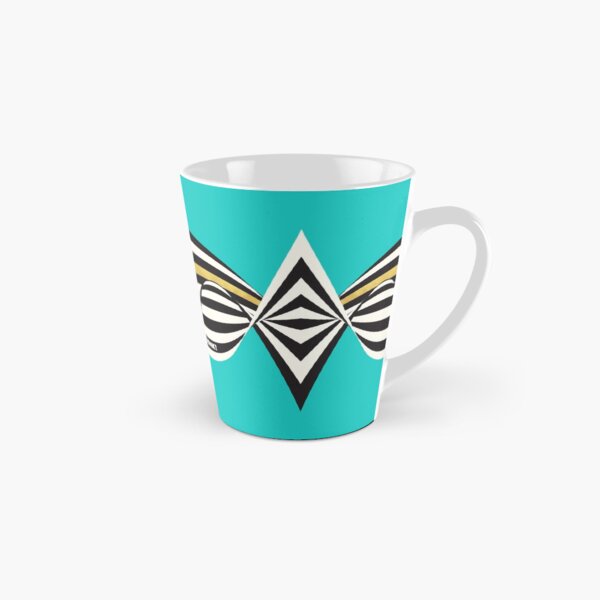 THINK! – Wavy Stripes on Luxury Blue Tall Mug
