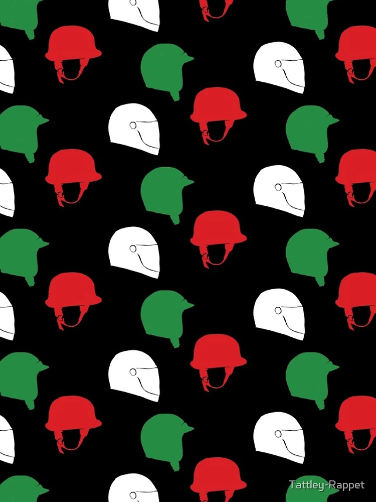 Thumbnail 4 of 4, iPhone Case, Three Helmet Pattern designed and sold by Tattley-Rappet.