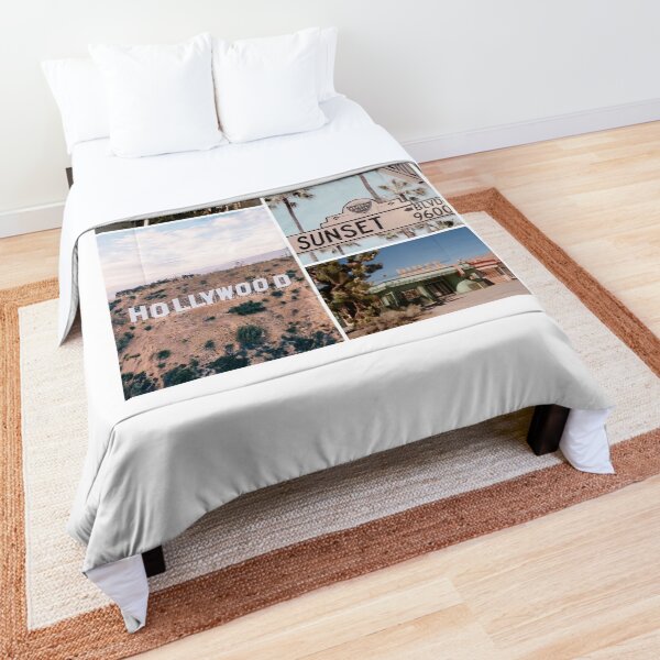 California collage Comforter