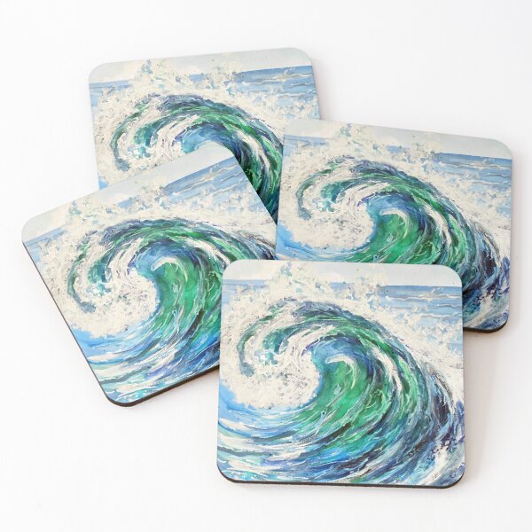 Item preview, Blue Ocean Wave  designed and sold by Sebastian Grafmann.