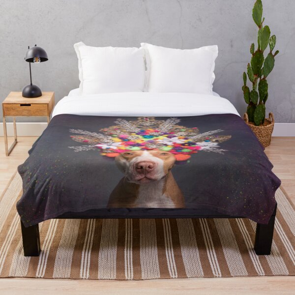 Item preview, Pit Bull Flower Power, Frida designed and sold by SophieGamand.