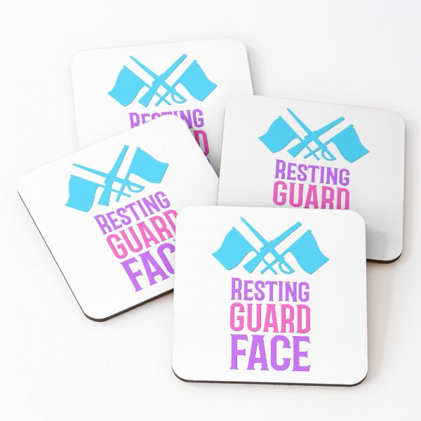 Item preview, Color Guard - Resting Guard Face designed and sold by BandMomDesigns.