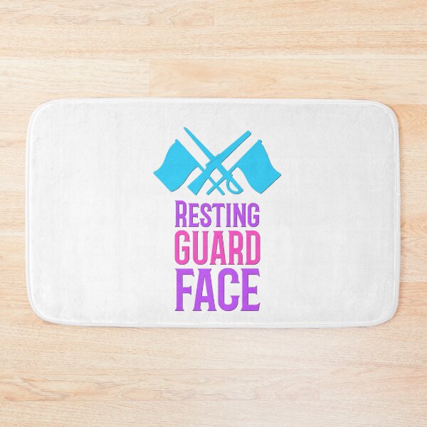 Item preview, Color Guard - Resting Guard Face designed and sold by BandMomDesigns.