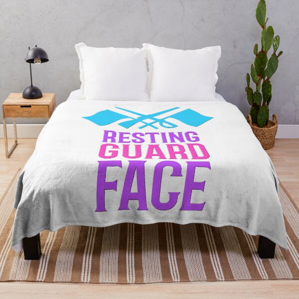 Item preview, Color Guard - Resting Guard Face designed and sold by BandMomDesigns.