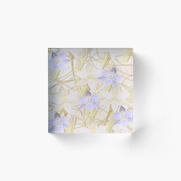 Sun Orchids Acrylic Block