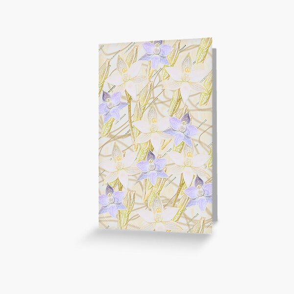 Sun Orchids Greeting Card