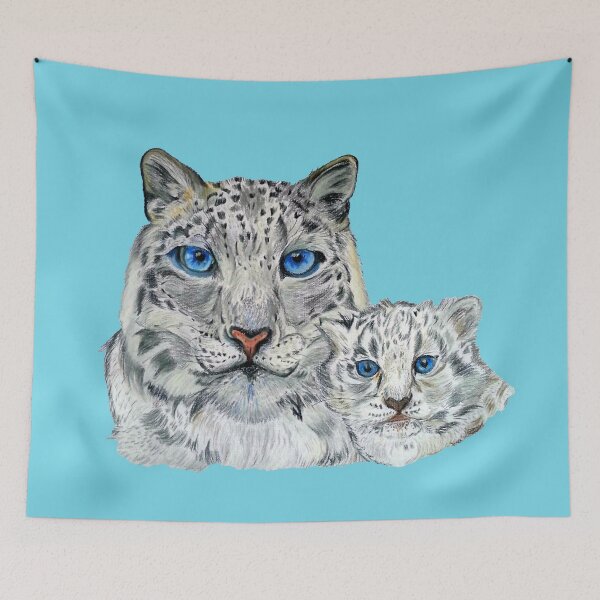 Item preview, Snow Leopards designed and sold by MariaSibireva.