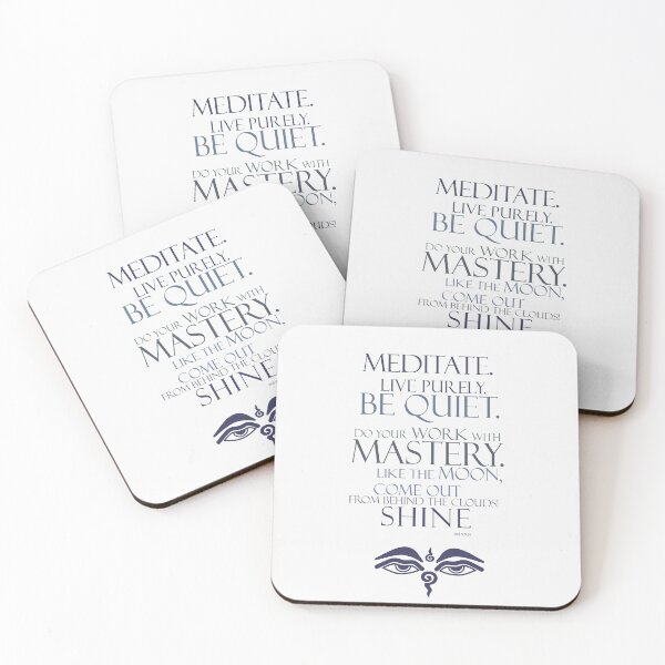 Item preview, MEDITATE BUDDHA QUOTE designed and sold by narenz03.