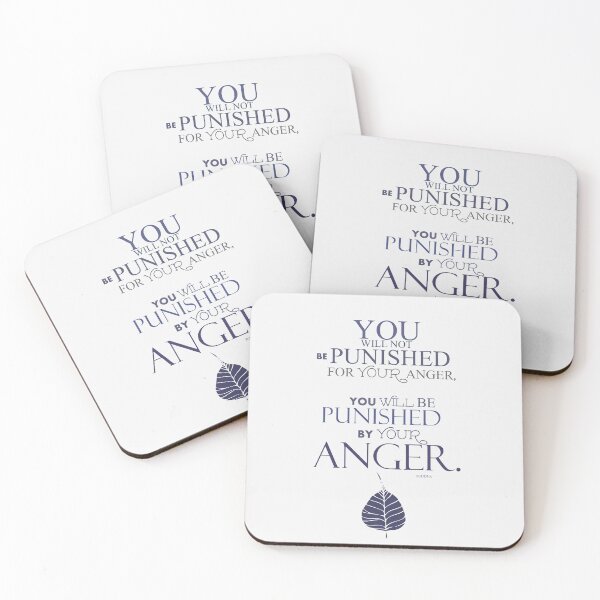 Item preview, Anger Buddha Quote designed and sold by narenz03.