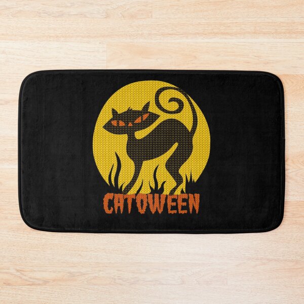 Item preview,  "Ugly" Black Cat Halloween Catoween - Cat Halloween designed and sold by Dubbra.