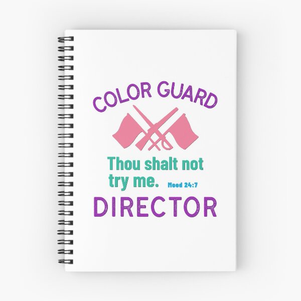 Item preview, Color Guard Director - Thou Shalt Not Try Me designed and sold by BandMomDesigns.