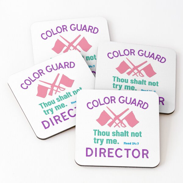 Item preview, Color Guard Director - Thou Shalt Not Try Me designed and sold by BandMomDesigns.
