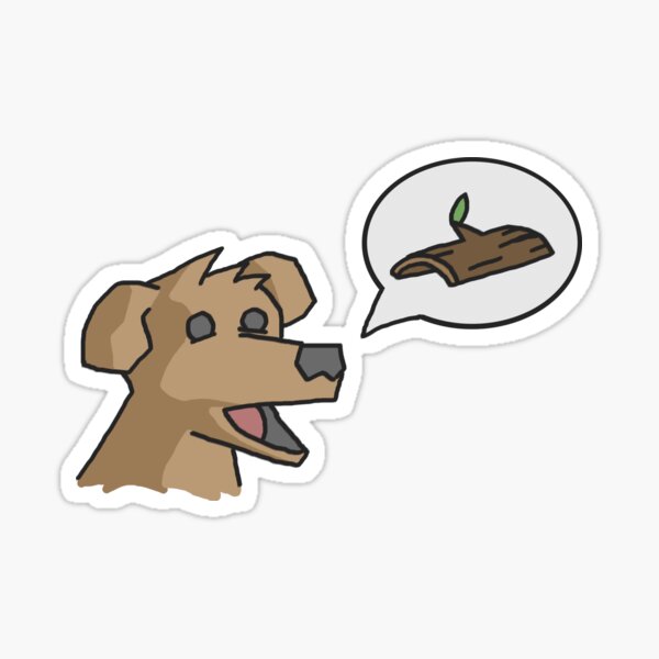 Barking Dog Sticker
