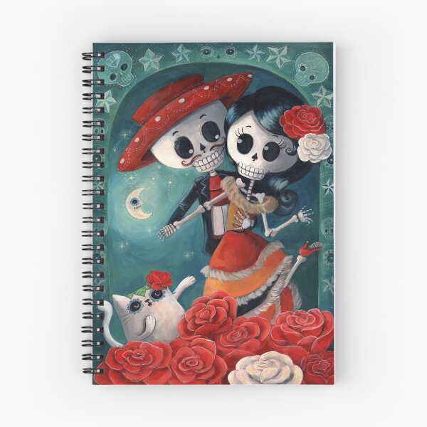 Item preview, Dia de Los Muertos Couple of Skeleton Lovers designed and sold by colonelle.