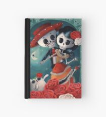 Dia de Los Muertos Couple of Skeleton Lovers Notizbuch