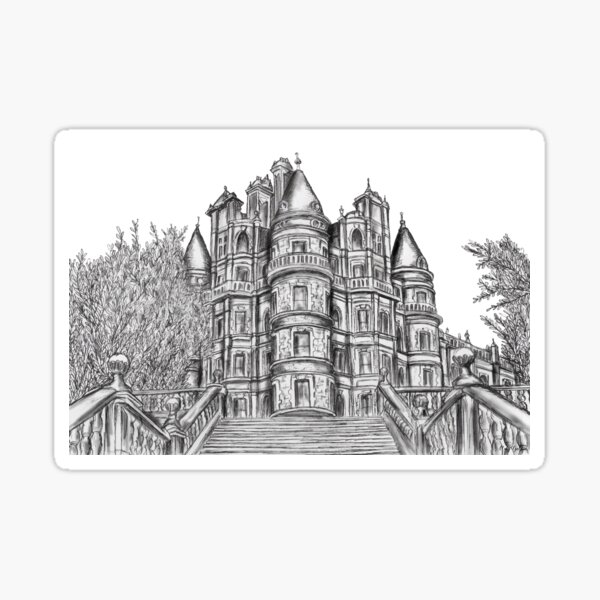 Royal Holloway University of London Illustration Sticker