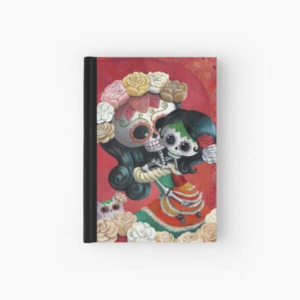Mexican Skeletons Mother and Daughter Hardcover Journal