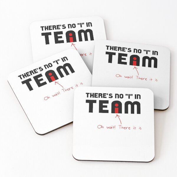 Item preview, The "I" In Team designed and sold by Texterns.