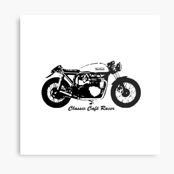 BIKERS AND CAFE RACER MOTOR CYCLES GIFTS Metal Print