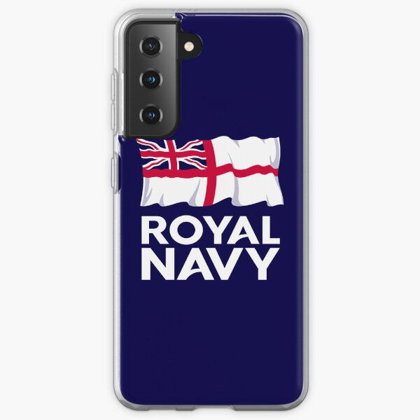 Royal Navy Ensign and Logo Samsung Galaxy Soft Case