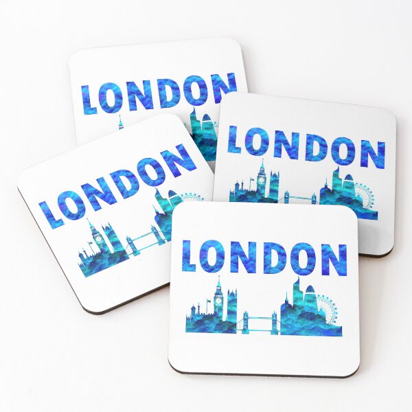 Item preview, Cloudy Day in London, Watercolor,  England, Souvenir,  designed and sold by DAM Creative ⭐⭐⭐⭐⭐.