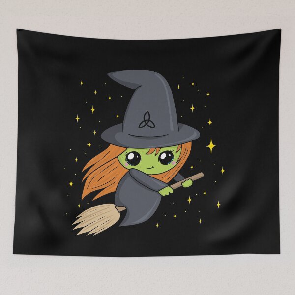 Item preview, Cute Kawaii Witch  designed and sold by ValentinaHramov.