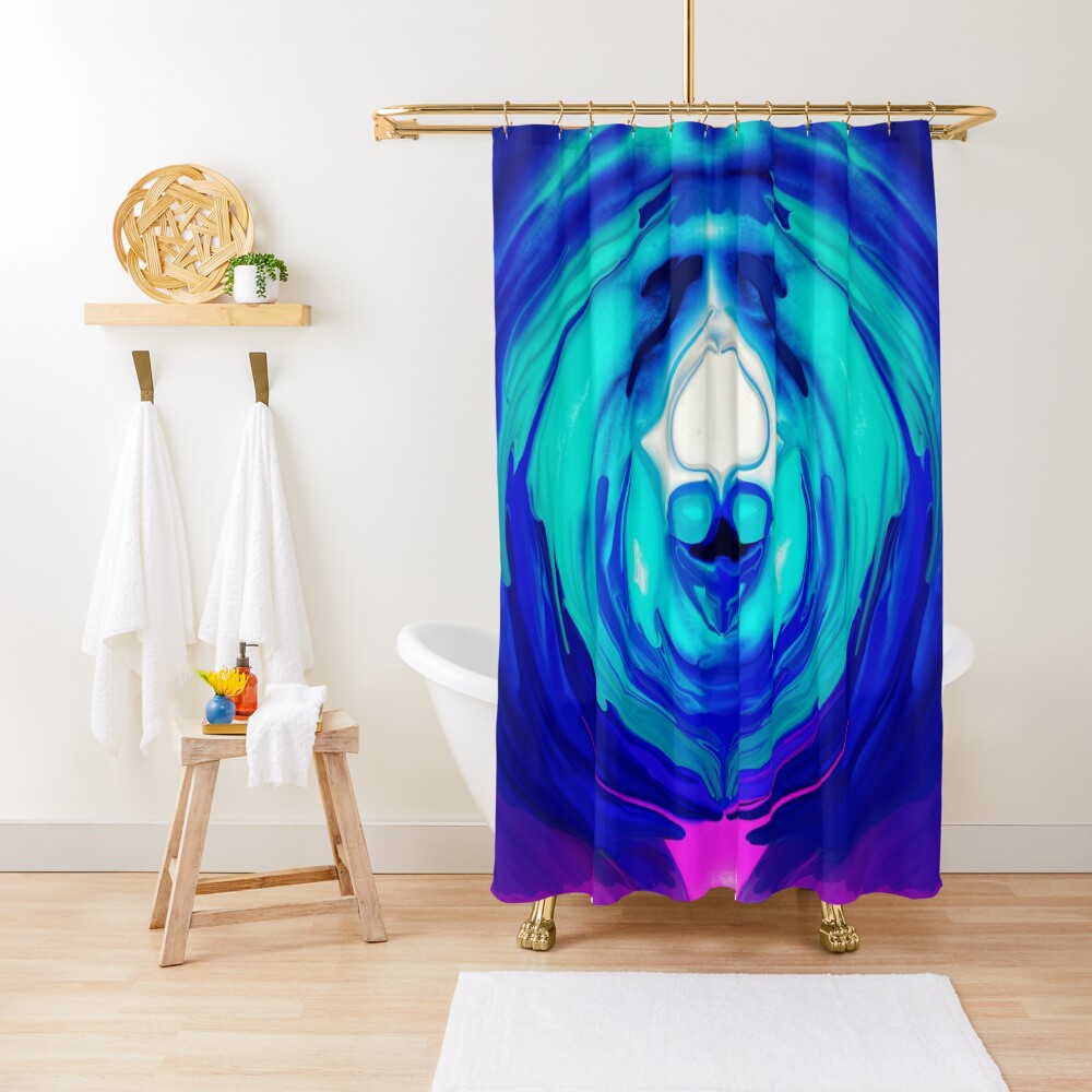 "Depression" Shower Curtain by Hippocastle Redbubble