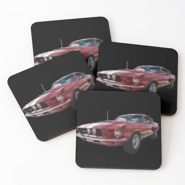 Item preview, Mustang Pixelized RED designed and sold by CharlieCreator.