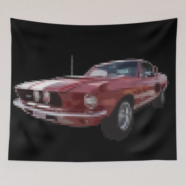 Item preview, Mustang Pixelized RED designed and sold by CharlieCreator.