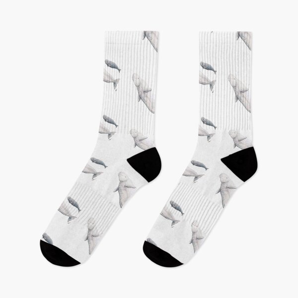 Item preview, Beluga and baby beluga whale (Delphinapterus leucas) designed and sold by chloeyzoard.