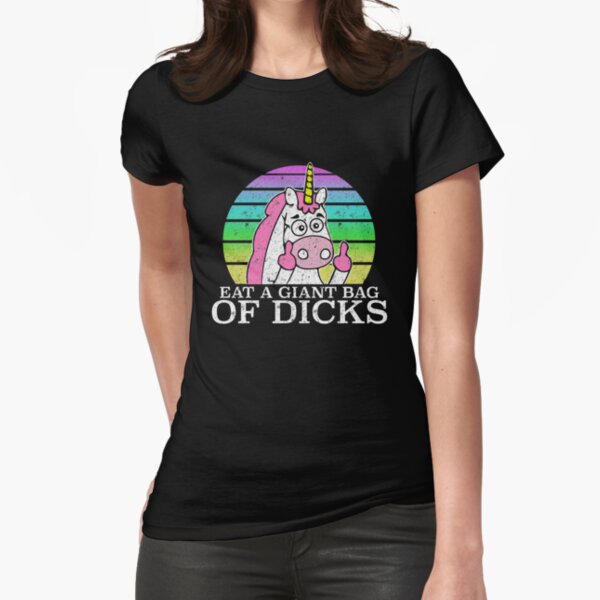 Item preview, Bad Unicorn Eat A Giant Bag of Dicks designed and sold by tarek25.