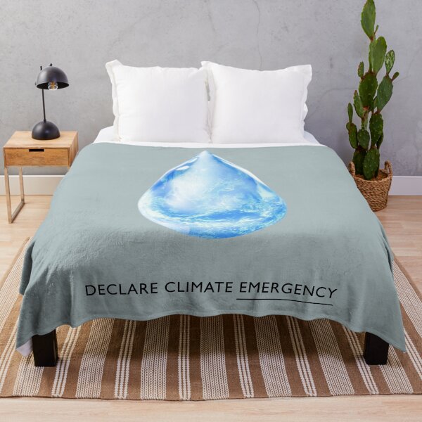 Item preview, ! Teardrop Earth ! Declare Climate Emergency: The Original on Parma Gray designed and sold by Day Chapman.