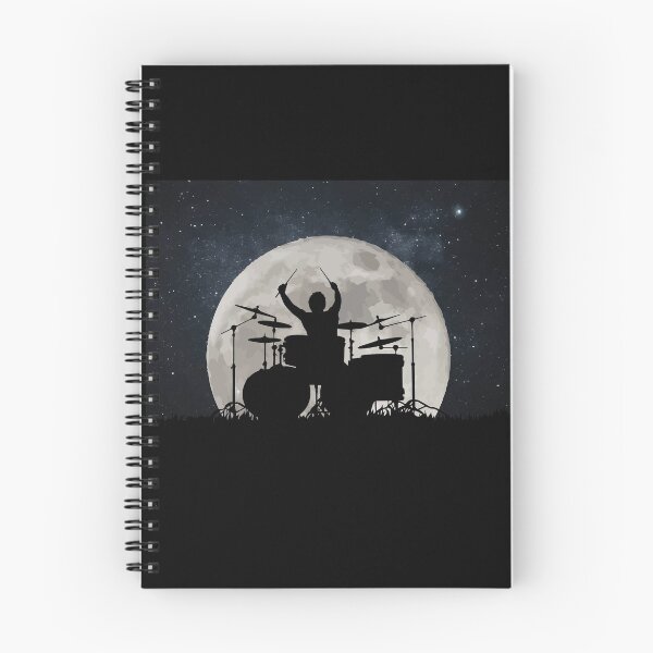 Item preview, Drummer Playing Drums In Moon Space Solar System designed and sold by mrsmitful.