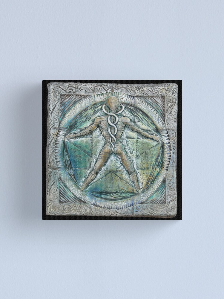 Alternate view of Spiral five: subtle energy Canvas Print