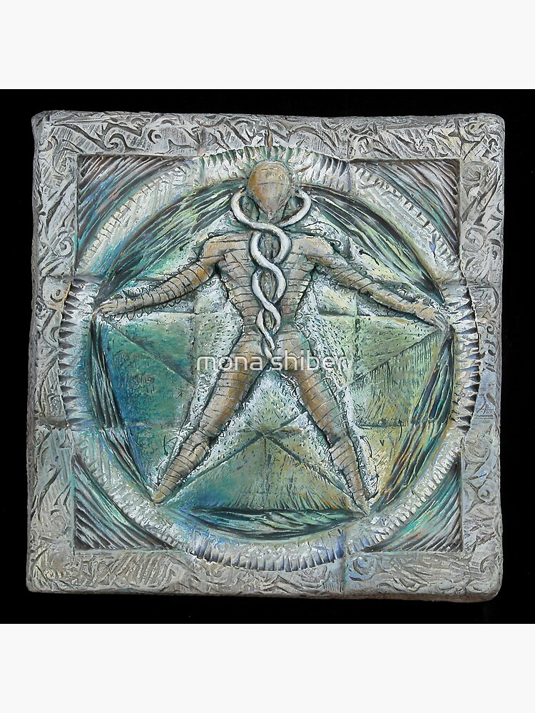 Thumbnail 3 of 3, Canvas Print, Spiral five: subtle energy designed and sold by MonaShiber.