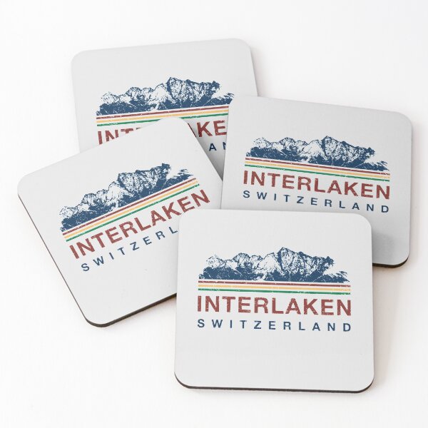 Item preview, Interlaken Switzerland Swiss Mountain Climbing Retro designed and sold by IronEcho.