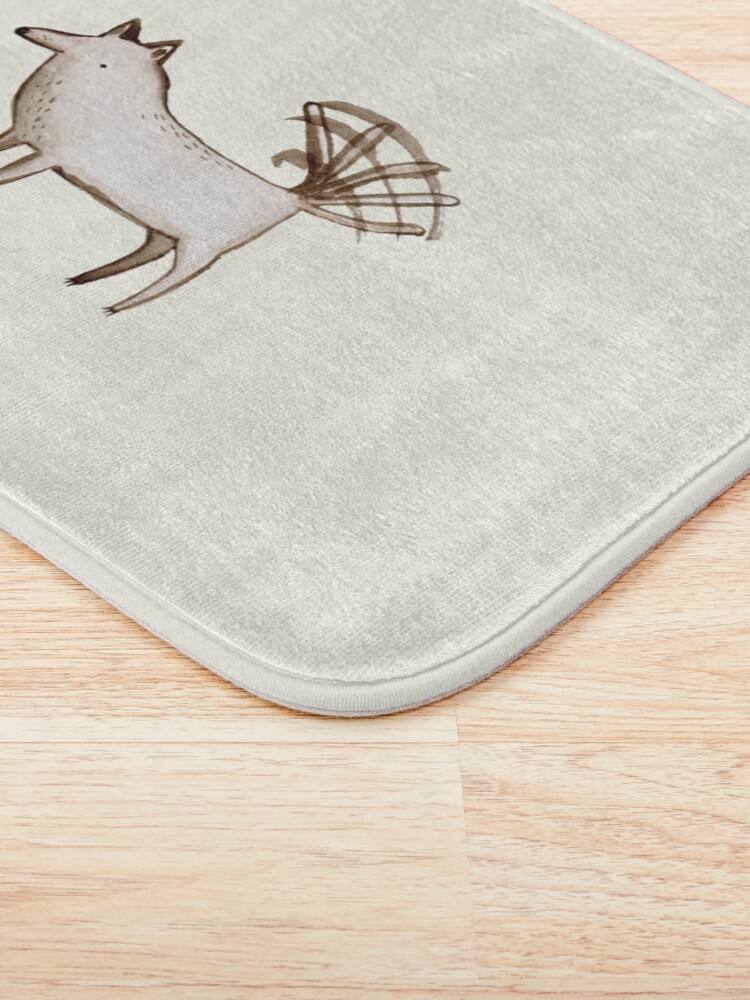 Alternate view of "I'm So Happy" - Dog Bath Mat