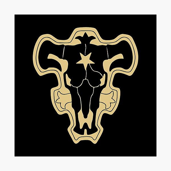 BEST SELLER Black Clover Black Bulls Merchandise Photographic Print