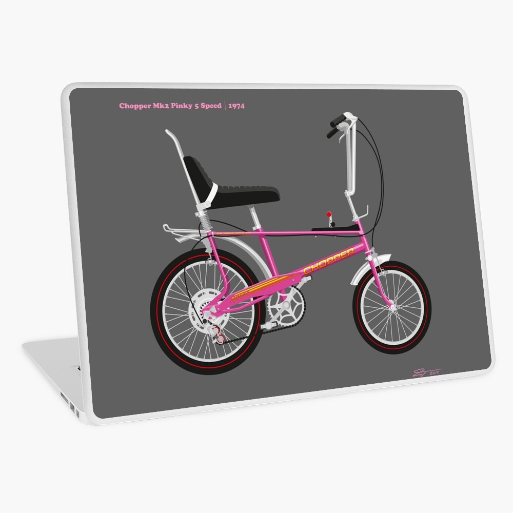 Raleigh Chopper Mk2 Pinky 5 Speed 1974 Art Board Print for Sale by Tunstall Redbubble