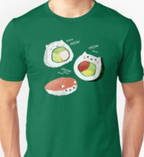 Camiseta ajustada Cute Sushi Rolls