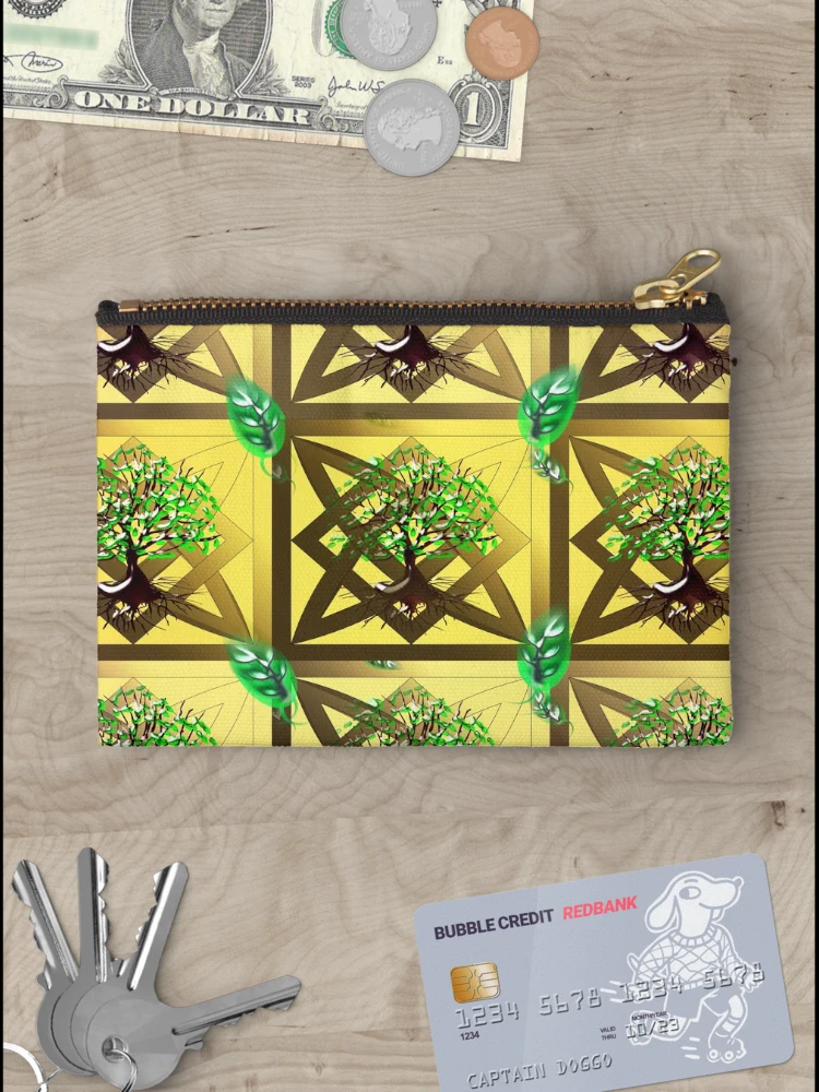 Thumbnail 3 of 4, Zipper Pouch, Celtic Tree Pattern designed and sold by RoxanneG.